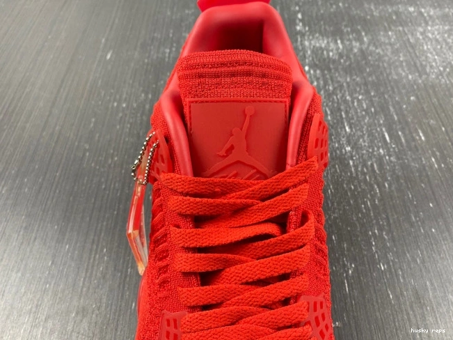 Cheap Husky Jordan AQ3559-600 4 Flyknit Retro Red 0814